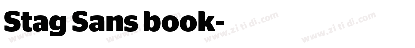 Stag Sans book字体转换